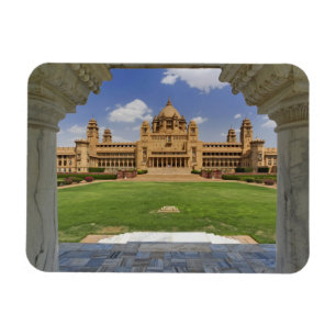 Magnet Flexible Vue arrière de l'hôtel Umaid Bhawan Palace, Jodjpu