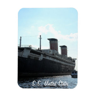 Magnet Flexible Vue arrière du S.S. United States