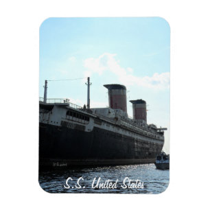 Magnet Flexible Vue arrière du S.S. United States
