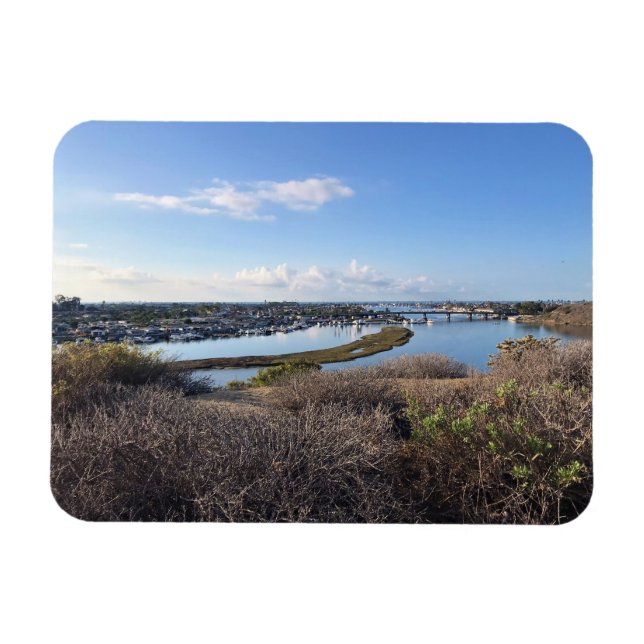 Magnet Flexible Vue de Castaways Park, Newport Beach, CA (Horizontal)