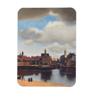 Magnet Flexible Vue de Delft par Johannes Vermeer