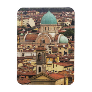 Magnet Flexible Vue de Florence, Italie depuis Piazza
