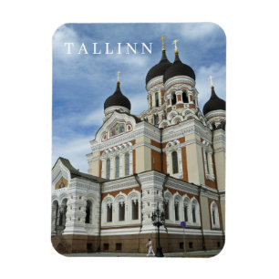 Magnet Flexible Vue de la cathédrale orthodoxe de Tallinn aimant f