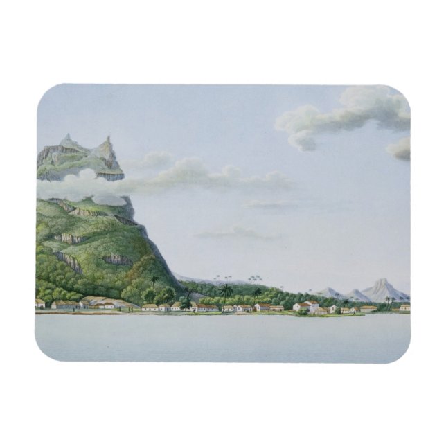 Magnet Flexible Vue de l'île de Bora Bora, de 'Voyage auto (Horizontal)