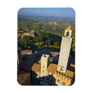 Magnet Flexible Vue De Tour, San Gimignano, Sienne, Toscane