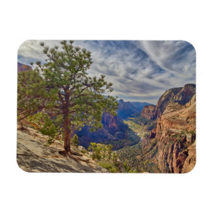 Magnet Flexible Vue de Zion Canyon depuis Angels Landing