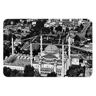 Magnet Flexible Vue d'ensemble de la mosquée bleue d'Istanbul en T