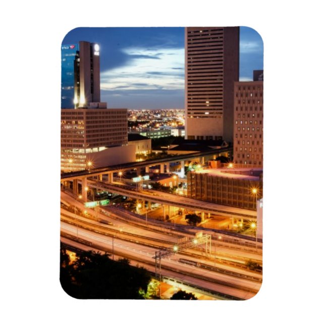 Magnet Flexible Vue du centre ville (Vertical)