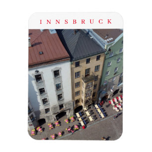 Magnet Flexible Vue du centre-ville d'Innsbruck depuis l'aimant Ci