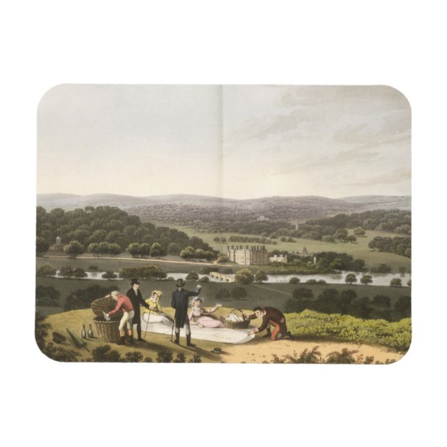 Magnet Flexible Vue générale de Longleat depuis Prospect Hill, f (Horizontal)
