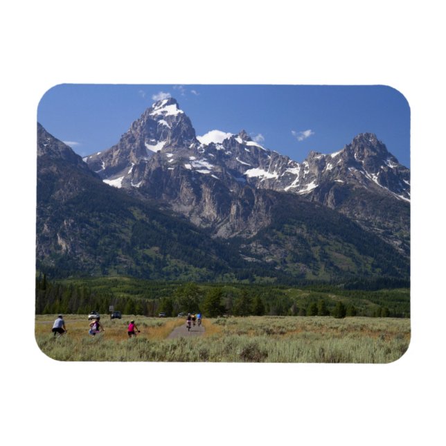 Magnet Flexible Vue panoramique de la chaîne Teton (Horizontal)