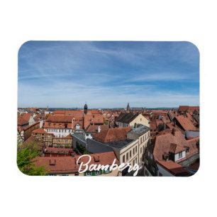 Magnet Flexible Vue panoramique de la vieille ville d'en haut à Ba