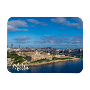 Magnet Flexible Vue panoramique de Sliema à Malte