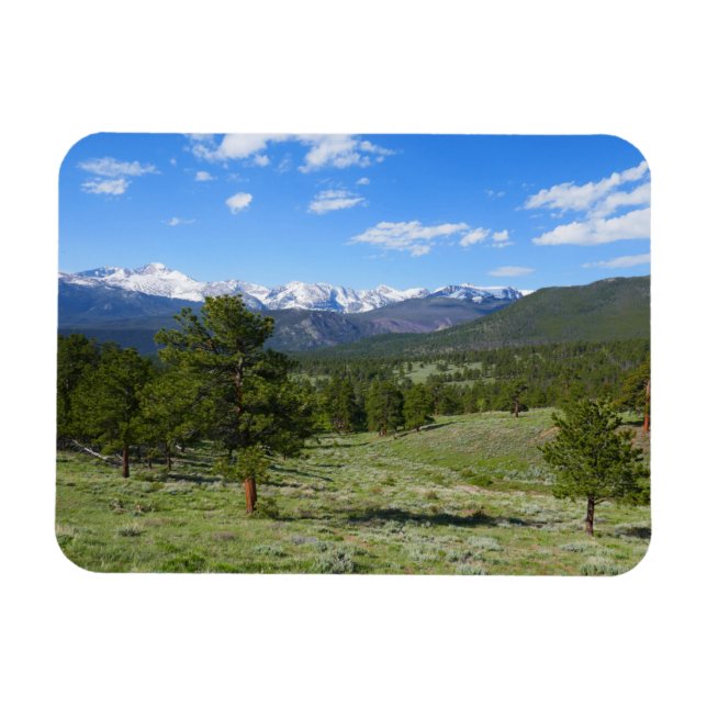 Magnet Flexible Vue panoramique des montagnes Rocheuses (Horizontal)