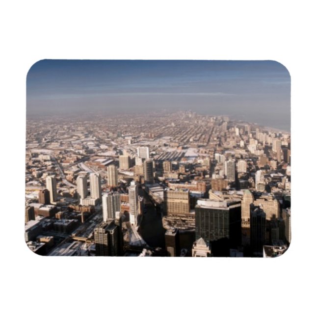 Magnet Flexible Vue panoramique sur la ville (Horizontal)