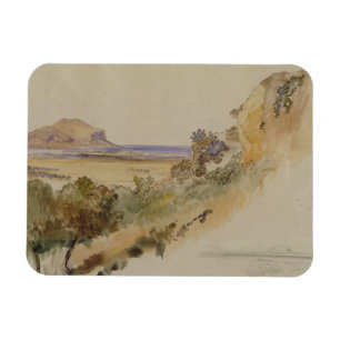 Magnet Flexible Vue près de Palerme, 1847 (stylo et encre avec la