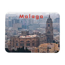 Vue sur la cathédrale de Malaga.
