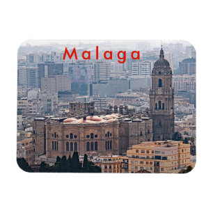 Magnet Flexible Vue sur la cathédrale de Malaga.