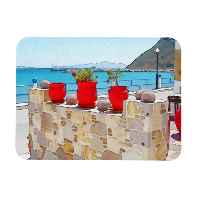 Magnet Flexible Vue sur la mer (Horizontal)