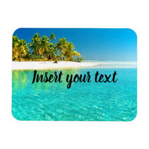 Magnet Flexible Vue sur la plage personnalisable