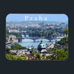 Magnet Flexible Vue sur la ville depuis le Château de Prague.<br><div class="desc">Vue sur la ville depuis le Château de Prague. Voyage. Europe. République tchèque. Prague (Prague tchèque) est la ville et la capitale de la République tchèque. Situé sur les rives de la Vltava, à quarante kilomètres de son confluent à Labu. Le principal centre politique, économique et culturel de la République...</div>