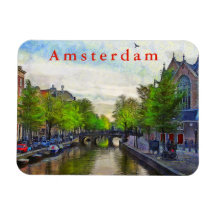 Vue sur le canal près d'Oudekerk.