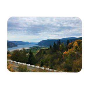 Magnet Flexible Vue sur le fleuve Columbia, gorge du Columbia, OR