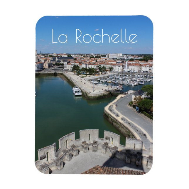 Magnet Flexible Vue sur le Vieux Port La Rochelle (Vertical)