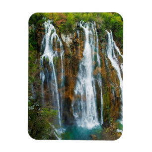 Magnet Flexible Vue sur les chutes d'eau, Croatie