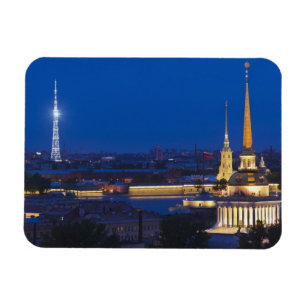 Magnet Flexible Vue surélevée de la tour de télévision