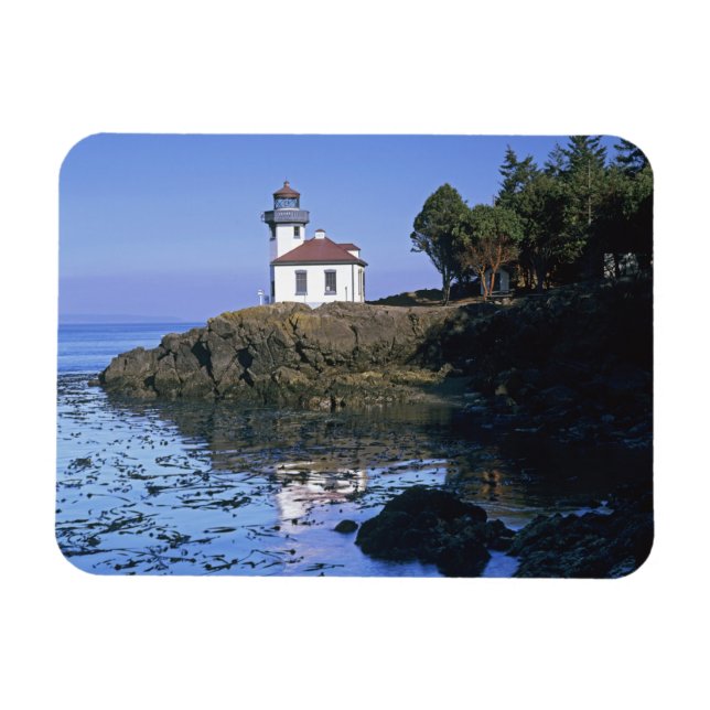 Magnet Flexible WA, île San Juan, phare de Lime Kiln (Horizontal)