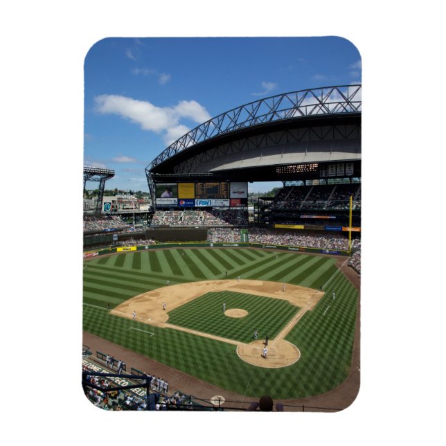 Magnet Flexible WA, Seattle, Safeco Field, baseball des Mariners (Vertical)