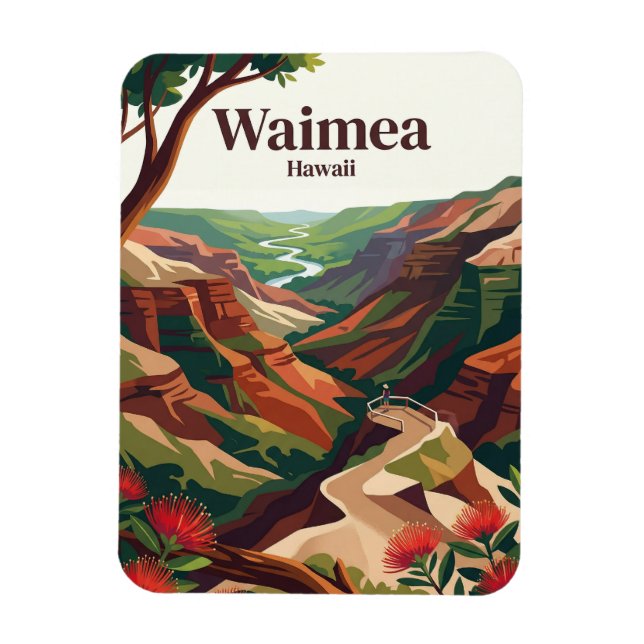 Magnet Flexible Waimea États-Unis (Vertical)
