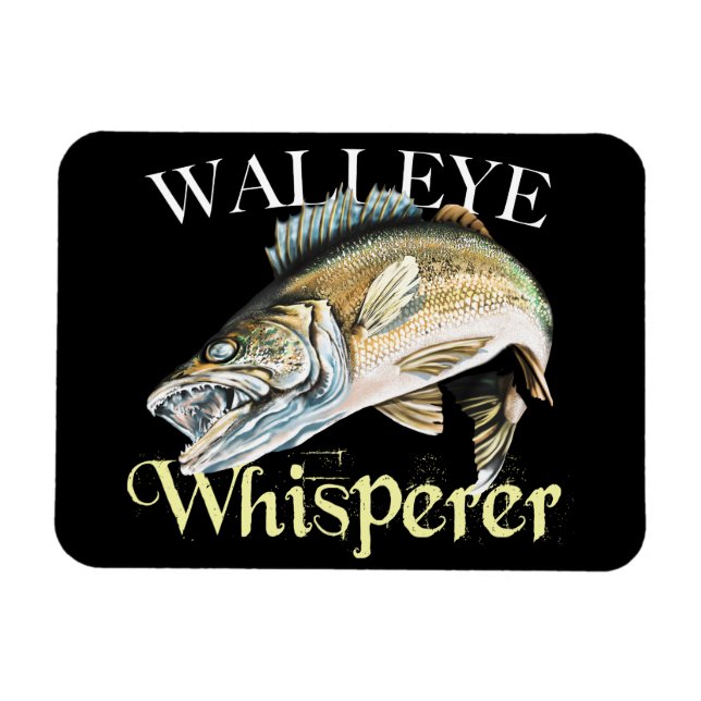 Magnet Flexible Walleye Whisperer (Horizontal)