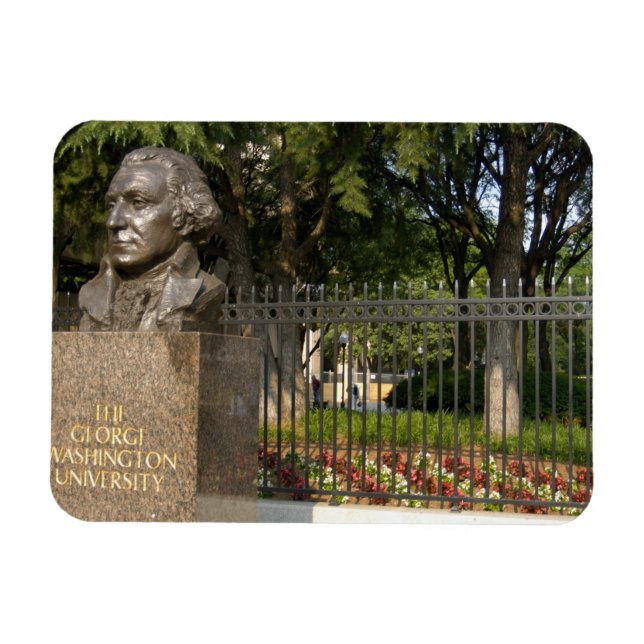 Magnet Flexible Washington, DC, statue de George Washington, The (Horizontal)