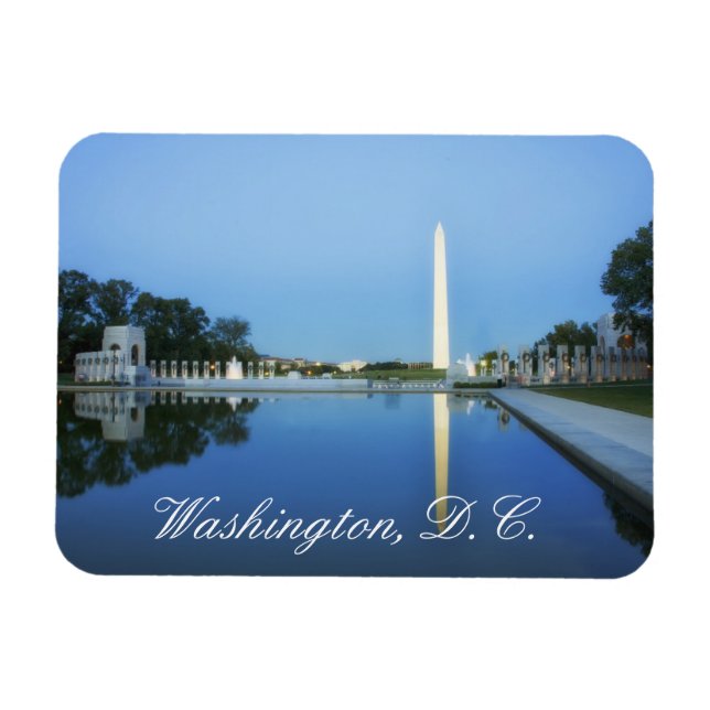 Magnet Flexible Washington Monument, Reflect Pool, Washington (Horizontal)