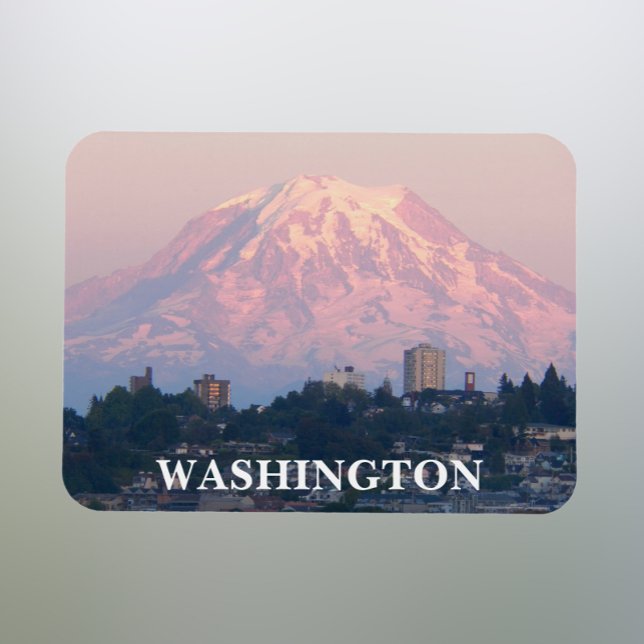 Magnet Flexible Washington State Mount Rainier Paysage (In Situ Fridge)