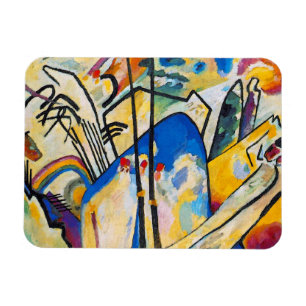 Magnet Flexible Wassily Kandinsky Composition Quatre - Art Abstrai