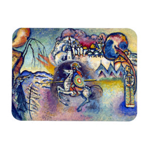 Magnet Flexible Wassily Kandinsky - Saint Georges & Les Cavaliers