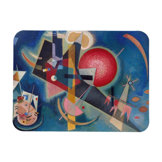 Magnet Flexible WASSIY KANDINSKY - En bleu (Horizontal)