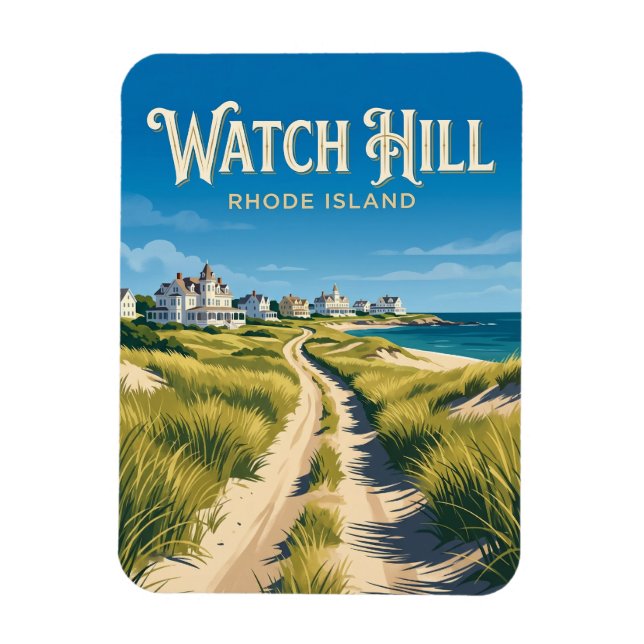 Magnet Flexible Watch Hill, Rhode Island (Vertical)