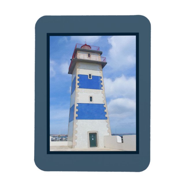 Magnet Flexible Watercolor lighthouse (Vertical)