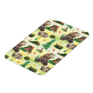 Magnet Flexible Watercolor Woodland