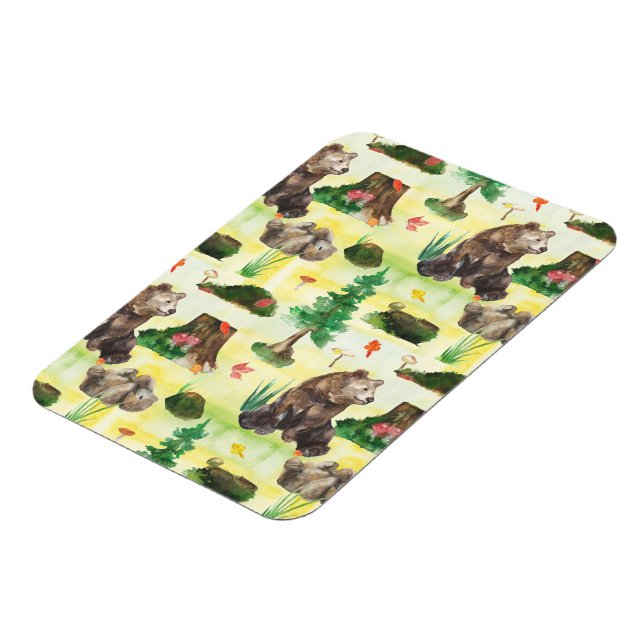 Magnet Flexible Watercolor Woodland (Côté Gauche)