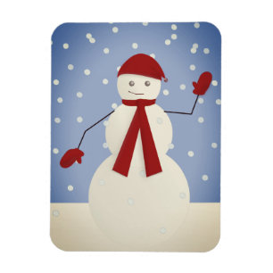 Magnet Flexible Wave Snowman