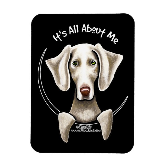 Magnet Flexible Weimaraner IAAM (Vertical)