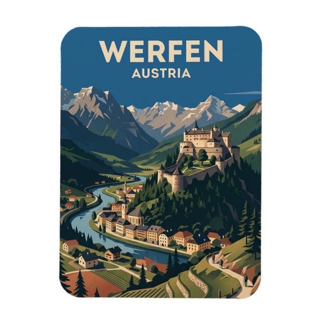 Magnet Flexible Werfen, Autriche Autriche (Vertical)