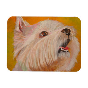 Magnet Flexible West Highland White Terrier Portrait