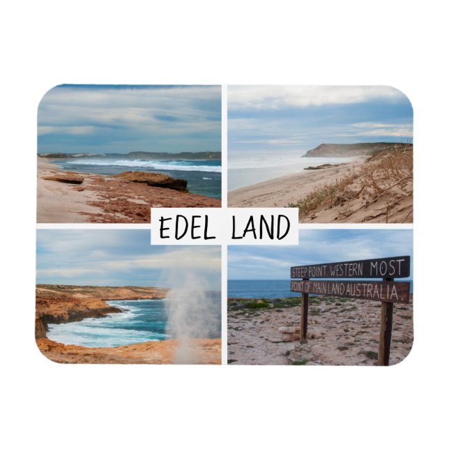 Magnet Flexible Western Australia Cliffs Coastline Bloall (Horizontal)