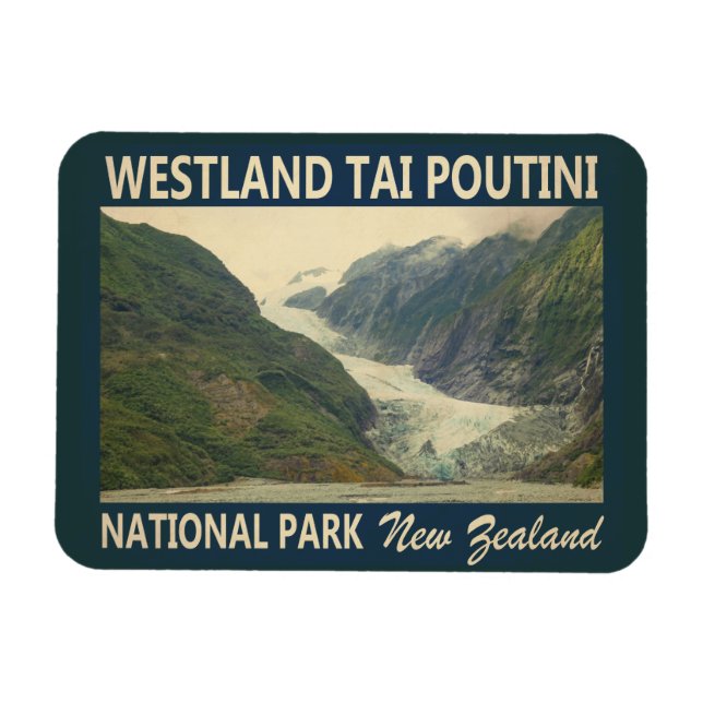 Magnet Flexible Westland Tai Poutini National Park New Zealand  (Horizontal)